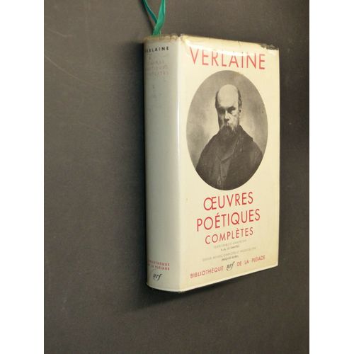 Verlaine Oeuvres Poetiques Completes La Pleiade 1962