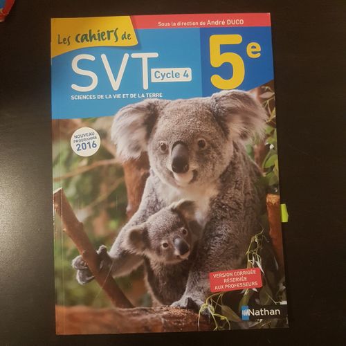 Les Cahiers De Svt 5e