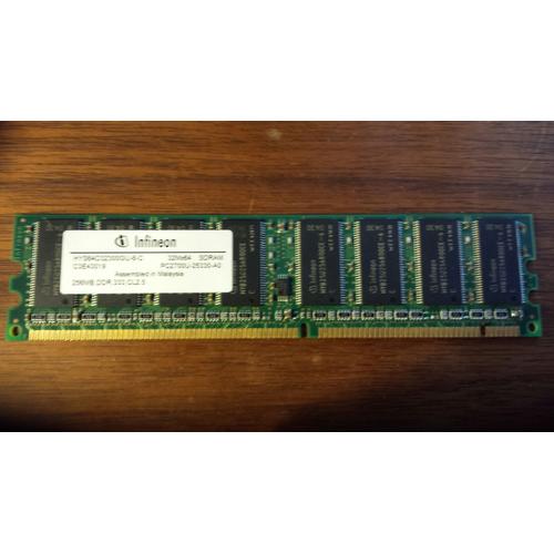 memoire ram PC bureau 256MB DDR-333 PC2700U