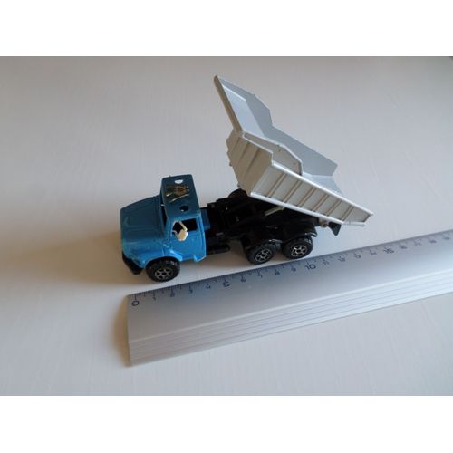 Camion Benne Gris / Bleu-Majorette