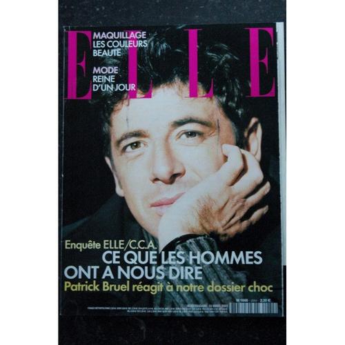 Elle 2984 10 Mars 2003 Patrick Bruel Cover + 4 Pages - Jennifer Lopez - Sylvie Testud - Javier Bardem - 198 Pages