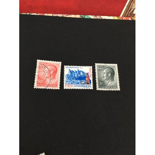 Timbres Obliteres Luxembourg 1970