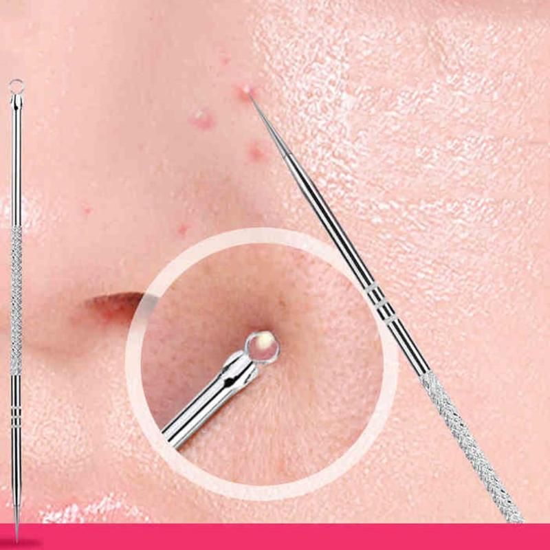1 Pieces En Acier Inoxydable Noir Tte Boutons Acne Aiguille... - 2