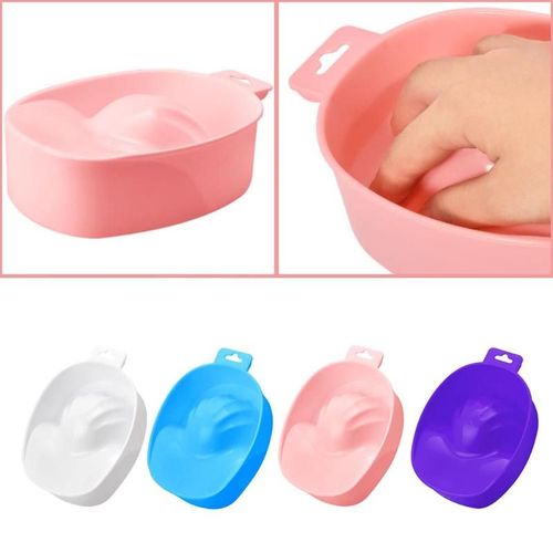 1 Pieces Nail Art Lavage À La Main Dissolvant Tremper Bol Bricolage Salon Ongle Spa Bain Traitement Ongles Manucure Outils 