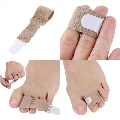 1 Piece Polyester Velours Orteil Chevauchement Separateur Hallux Valgus Correcteur Manucure Pedicure Protection Outils Accessoires 