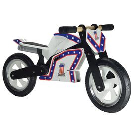 Draisienne en bois moto noire vélo pour enfant à partir de 3ans 10108