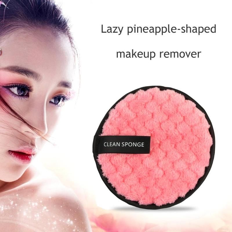 1 Pc Doux Fiber Demaquillant Pad Reutilisable Visage Nettoya... - 3