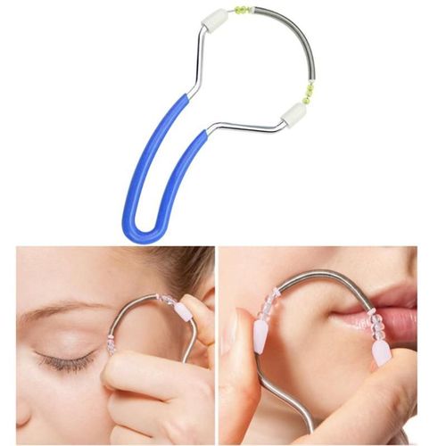 Outil D'epilation Du Visage Acier Inoxydable Epiroller Epilation Du Visage Epilateur Baton Portable Pince À Epôler Outil De Rasage 