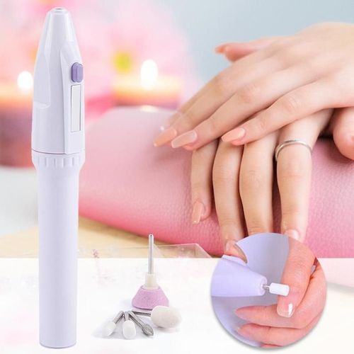 Professionnel Electrique Perceuse À Ongles Avec 5 Pieces Forets Manucure Perceuses Kit Pedicure Broyage Polissage Outils D'art D'ongle 