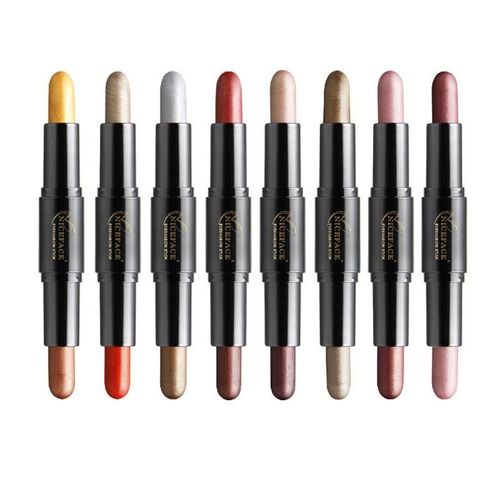 Double Tête Fard À Paupieres Crayon Perle Brillant Naturel Impermeable Longue Duree Ombre À Paupieres Baton Fard À Paupieres Maquillage Outils De Beaute 
