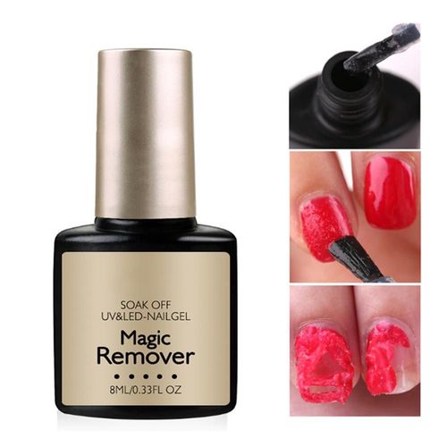 Dissolvant Magique Gel Dissolvant De Vernis À Ongles Nettoyant Couche Collante Manucure Outil Degraissant Liquide Dissolvant Couche Collante Manucure 8 Ml 
