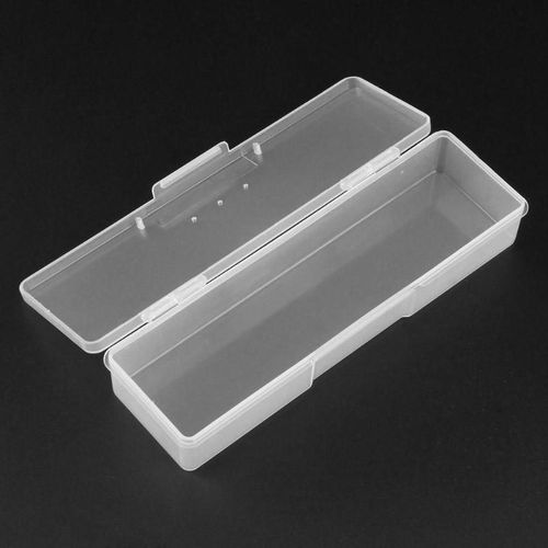Boîte De Rangement En Plastique Translucide Pour Art Des Ongles Outils De Manucure Porte-Stylos À Dessin 