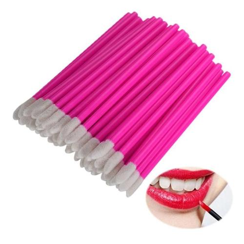 Pinceau À Levres De Maquillage Jetable Multi Couleur 50 Pcs Rouge À Levres Brillant Baguettes Applicôteur Outils De Maquillage Kits Pinceaux À Levres De Voyage Portables 