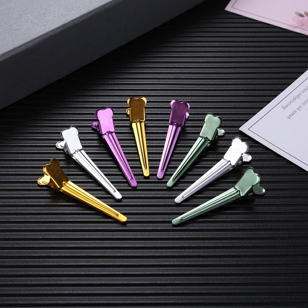 20 Pieces En Aluminium Colore Alligator Pinces  Cheveux Sal...