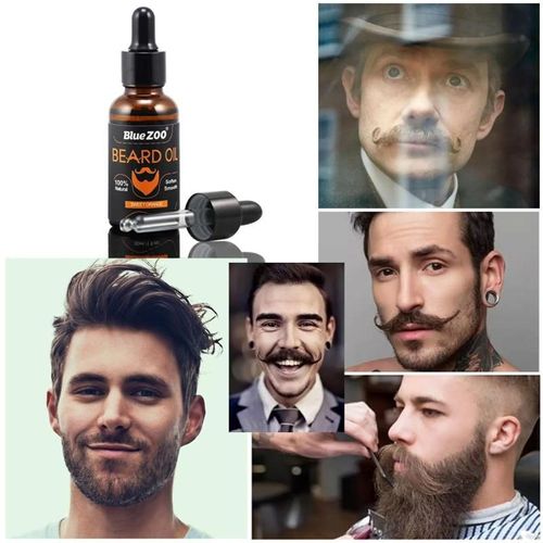 Baume Naturel De Cire De Barbe D'huile De Barbe De 30 Ml Pour La Croissance De Barbe 