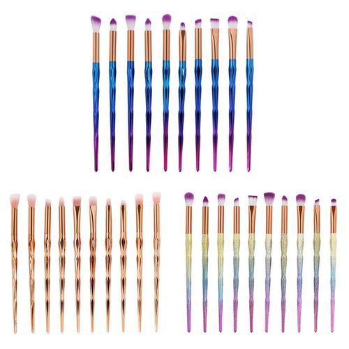 7 Pieces/10 Pieces/15 Pieces Ensemble Pinceaux De Maquillage Ombre À Paupieres Blush Pinceaux Pinceaux Cosmetiques De Fond De Teint De Volaille Outils De Maquillage De Beaute 
