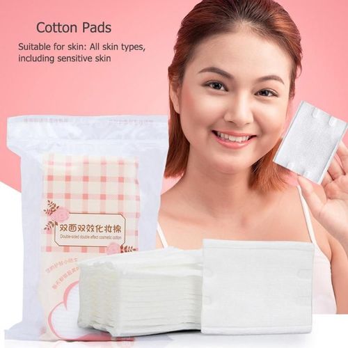 50/222 Pieces Tampon De Coton Cosmetique Visage Nettoyage Des Ongles Toucher Doux Avec Coton Naturel Fiber Demaquillant Maquillage Visage Soin De La Peau Outil 