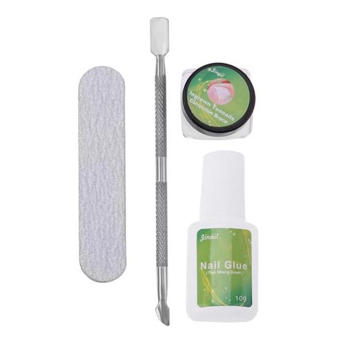 Outils De Correction Des Ongles Ongle Incarne Paronychia Fixateur De Colle Kit De Sabot À Ongles 