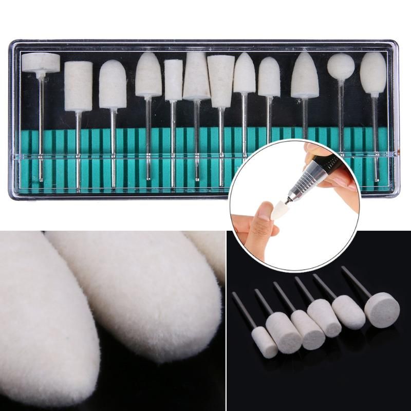 Tte De Meulage D'ongle De Laine De 12 Pieces Lime De Rechan... - 2