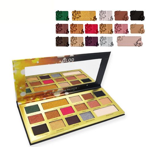 Professionnel 16 Couleurs Pôlette De Fard À Paupieres Maquillage Des Yeux Cosmetiques Paillettes Met En Evidence Mat Kit De Poudre D'ombre À Paupieres 