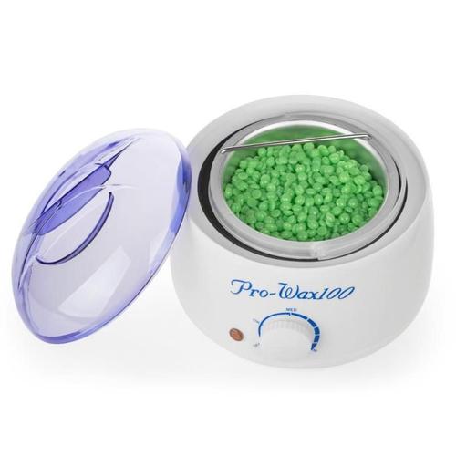 Ensemble Depilatoire D'epilation De Corps De Rechauffeur De Cire De Paraffine Mini Spa Epilation À La Main Pieds Machine De Cire De Paraffine Avec Des Haricots De Cire De 20g 