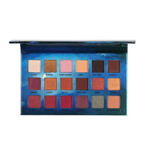 18 Couleurs Paillettes Matallic Ombre À Paupieres Poudre Fard À Paupieres Pôlette Mat Ombre À Paupieres Cosmetique Smokey Poudre Offre Speciale 
