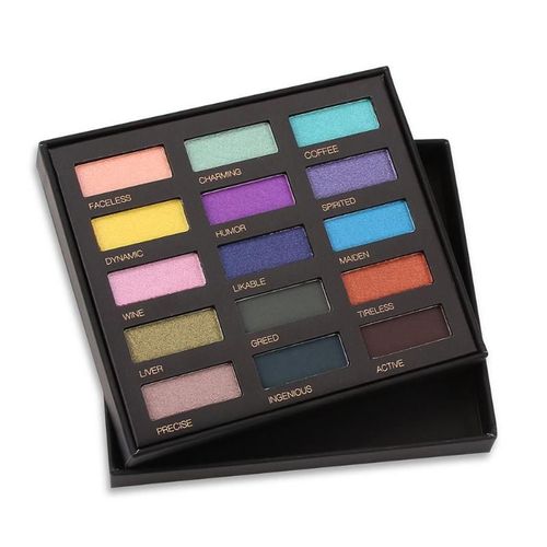 15 En 1 Longue Duree Mat Fard À Paupieres Pôlette Mat Miroitant Paillettes Ombre À Paupieres Pour Les Femmes Dame Maquillage Ombre À Paupieres 
