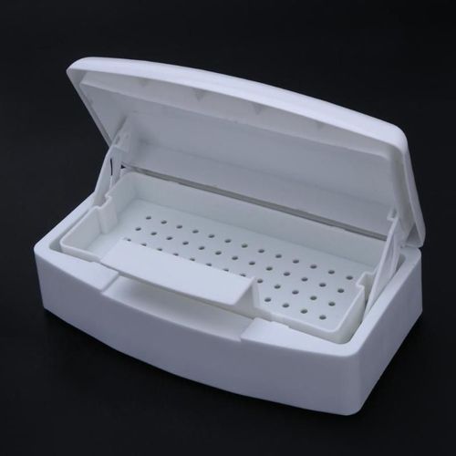 Pro Nail Art Sterilisateur Boîte De Desinfection Salon Professionnel Ongles Metal Outils Desinfecteur Nettoyant Desinfectant Ongles Manucure Ensemble Boîte 