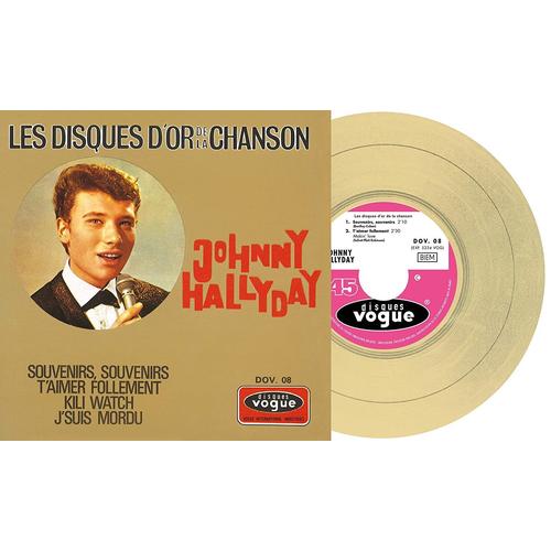 Les Disques D'or De La Chanson-Ep N°14 Vinyle Doré