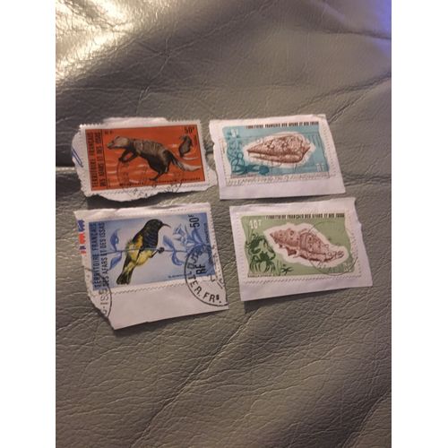 4timbres Oblitéré Colonie Française Territoire Français Des Afars Et Issas