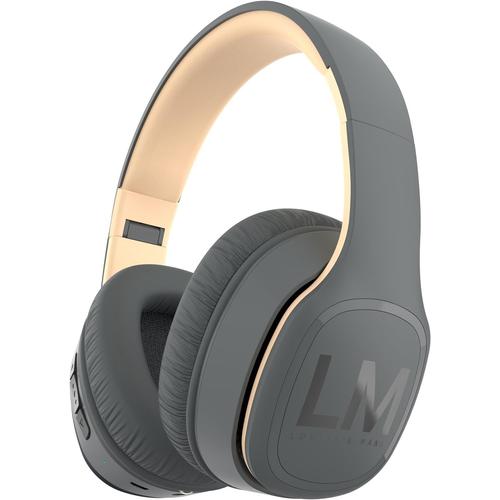 Casque Audio Bluetooth, Louise&Mann Pliable, Filaire et sans fil avec micro intégré, Grande autonomie, protège-oreilles en mousse souple & housse de transport pour Téléphones,Portables,TV