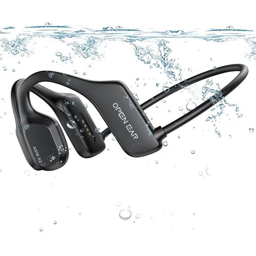 Écouteurs à Conduction osseuse, écouteurs Bluetooth sans Fil, Casque de Natation, écouteurs Ouverts 16 Go intégrés, Casque Ultra léger pour la Natation, la Course, Le Sport, la Conduite, Le Fitness