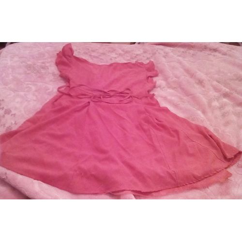 Robe Rose Saumon Taille 13-14 Ans ....