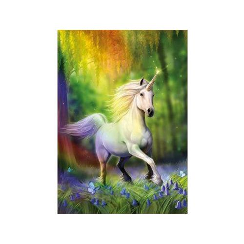 Puzzle 500 Pieces - Licorne Blanche Et L Arc En Ciel - Educa Collection Fantastique - Anne Stokes