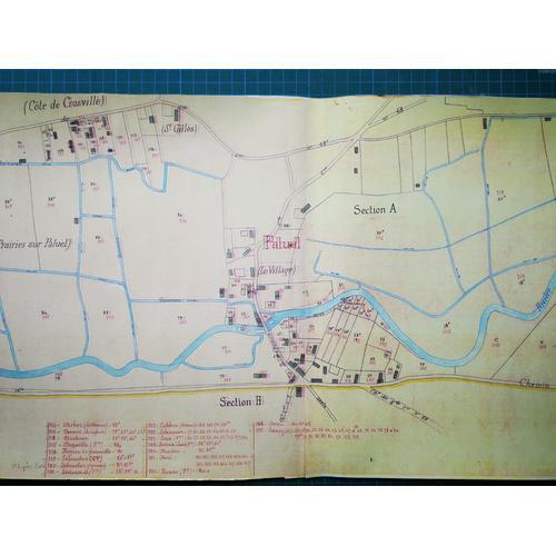 La Durdent -D'héricourt En Caux À Paluel : De Sa Source Jusqu'à La Mer. Relevé Cadastral.