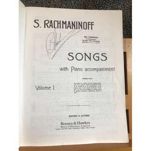 Serge Rachmaninov Songs Lieder Avec Piano Volume 1 Partition Éd. Boosey & Hawkes