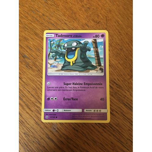 (338) Tadmorv D'alola 57/149 Pokemon