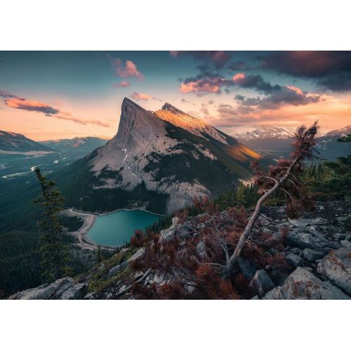 Puzzle 1000 Pièces Nature Edition No 16 - Un Soir Dans Les Montagnes Rocheuses