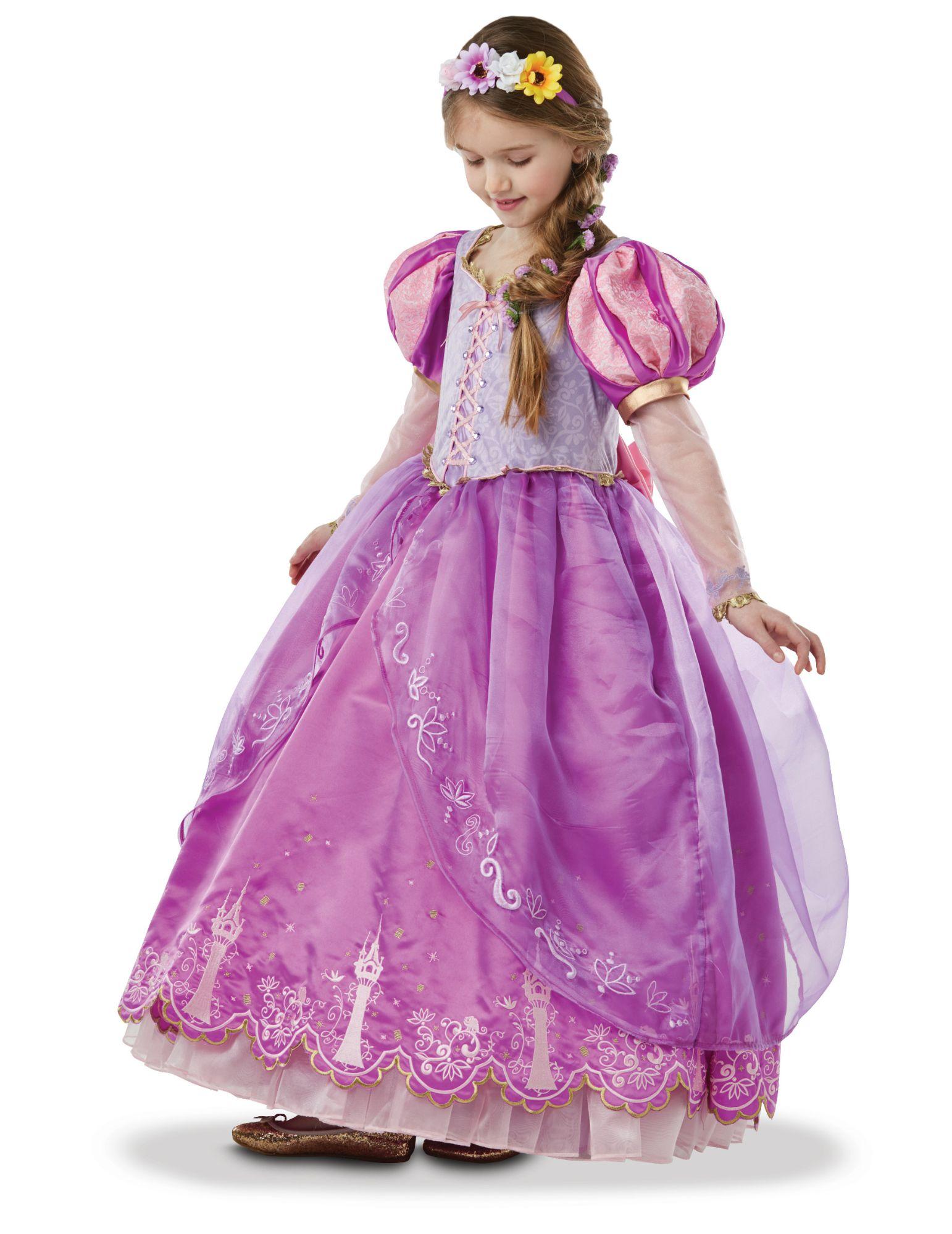 Deguisement Princesse Raiponce collector fille Taille 7 a 8 ans 117 a 128 cm Rakuten