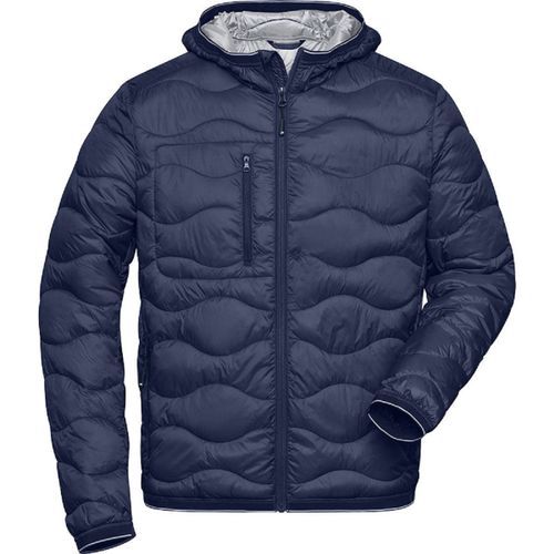 Veste Hiver Doudoune Homme - Jn1156 - Marine Argent