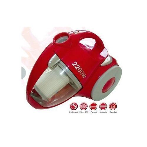 Aspirateur KOENIG TC 10 - Puissance 2200 W - Rouge