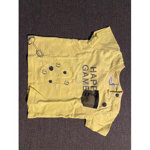 T-Shirt Ikks Jaune/Noir