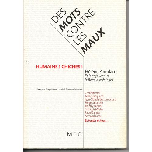 Des Mots Contre Les Maux