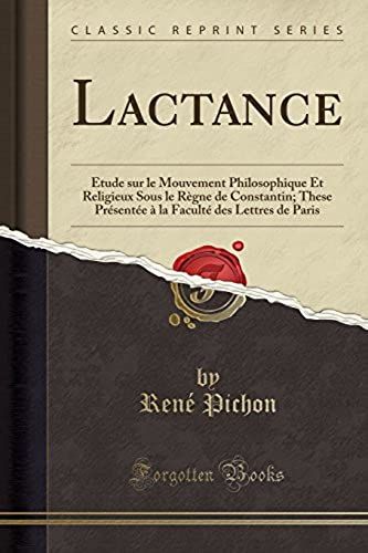 Pichon, R: Lactance