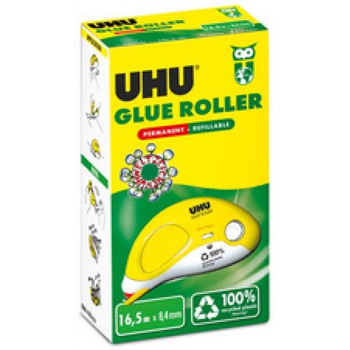 Uhu Uhu Cassette Recharge Pour Roller De Colle Glue Roller Noir