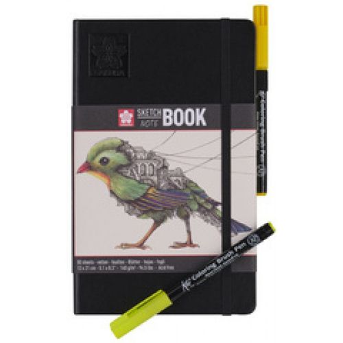 Sakura Sakura Carnet De Croquis, 210 X 297 Mm, Noir/Blanc Crème Noir