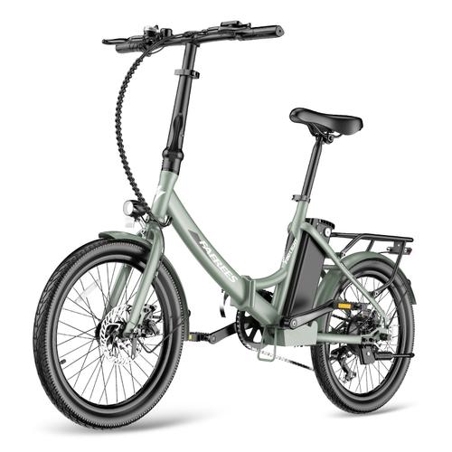 Vélo Électrique Pliable Fafrees F20 Light 20 Pouces Autonomie 65km Shimano 7 Vitesses Batterie 36v14.5ah Vert