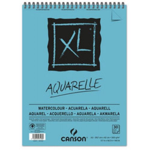 Canson Canson Bloc À Croquis Et Études Xl Aquarelle, A5 Noir