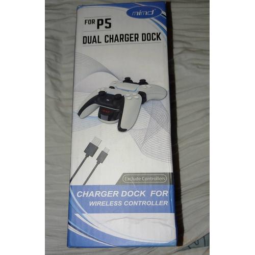 Dual Charger Dock For P5 Station De Charge Pour Manettes Console De Jeu P5