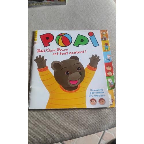 Popi Petit Ours Brun Est Tout Content 380 - Avril 2018